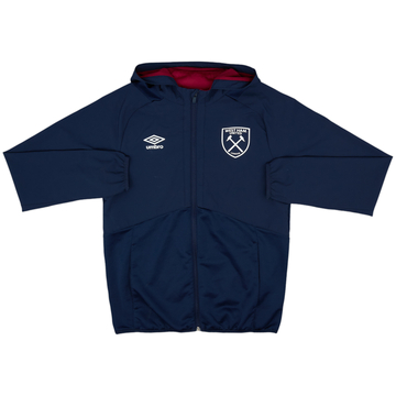 2019-20 West Ham United Umbro Hooded Track Jacket - 8/10 - (S)