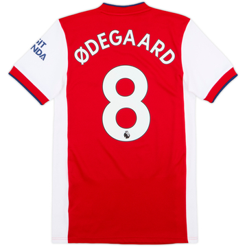 2021-22 Arsenal Home Shirt Odegaard #8 - 7/10 - (XS)