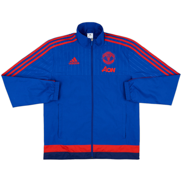 2015-16 Manchester United adidas Track Jacket - 8/10 - (S)