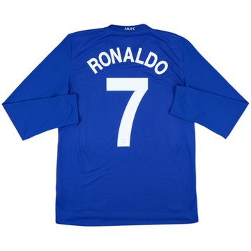 2008-09 Manchester United Third L/S Shirt Ronaldo #7 - 7/10 - (M)