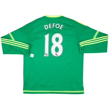 2015-16 Sunderland Away L/S Shirt Defoe #18 (XL)
