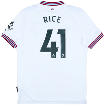2019-20 West Ham Away Shirt Rice #41 - 8/10 - (XL)