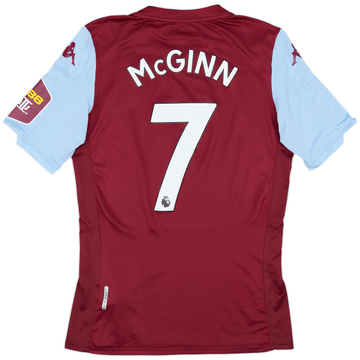 2019-20 Aston Villa Authentic Home Shirt McGinn #7 - 7/10 - (M)