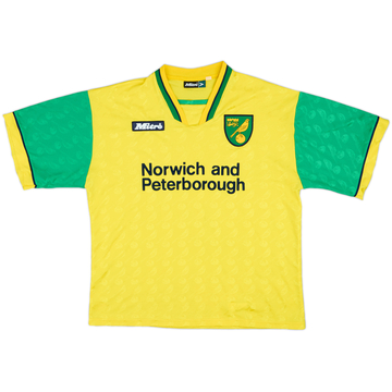 1996-97 Norwich Home Shirt - 8/10 - (S)