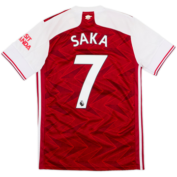 2020-21 Arsenal Home Shirt Saka #7 - 6/10 - (S)