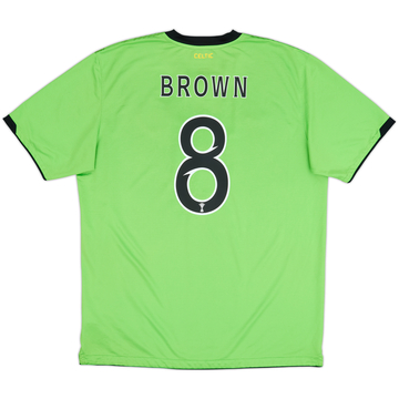 2010-11 Celtic Away Shirt Brown #8 - 8/10 - (XL)