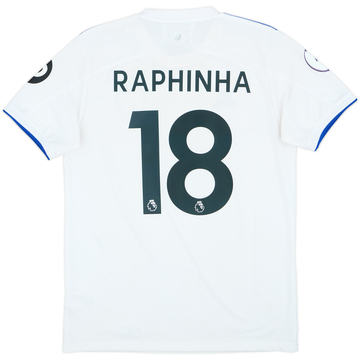 2020-21 Leeds United Home Shirt Raphinha #18 - 6/10 - (M)