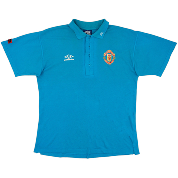 1996-97 Manchester United Umbro Polo Shirt - 6/10 - (L)