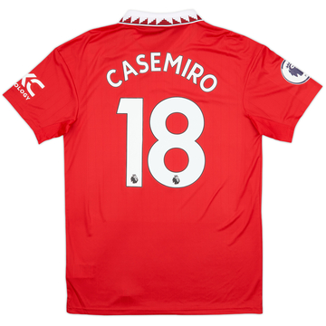 2022-23 Manchester United Home Shirt Casemiro #18 - 10/10 - (M)