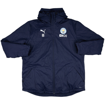 2022-23 Manchester City Staff Issue Puma Padded Bench Coat RB - 8/10 - (XXL)