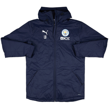 2022-23 Manchester City Puma Staff Issue Padded Bench Coat LB - 10/10 - (M)