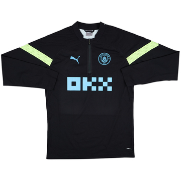 2022-23 Manchester City Puma 1/4 Zip Training Top - 6/10 - (M)