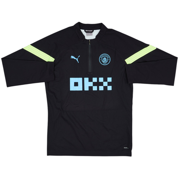 2022-23 Manchester City Puma 1/4 Zip Drill Top - 10/10 - (L)