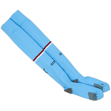 2022-23 Manchester City Home Socks (Adults UK 9-11)