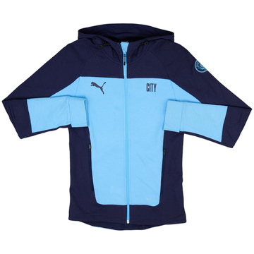 2020-21 Manchester City Puma Hooded Track Top - 8/10 - (XS)