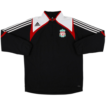 2007-08 Liverpool adidas 1/4 Zip Drill Top - 7/10 - (M/L)