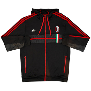 2012-13 AC Milan adidas Hooded Track Jacket - 8/10 - (XXL)
