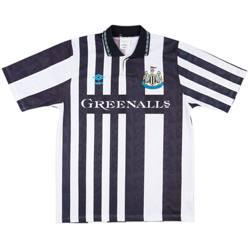 1990-91 Newcastle United Home Shirt - 8/10 - (M)