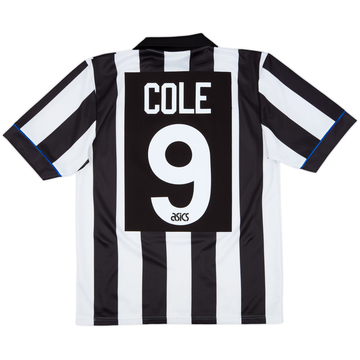 1993-95 Newcastle Home Shirt Cole #9 - 8/10 - (M)
