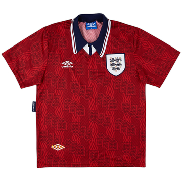 1993-95 England Away Shirt - 8/10 - (M)