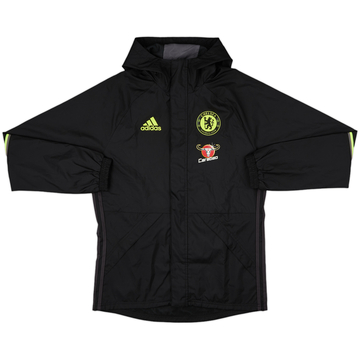 2016-17 Chelsea adidas Hooded Rain Jacket - 10/10 - (S)