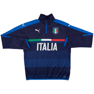 2014-16 Italy Puma 1/4 Zip Drill Top - 8/10 - (L)