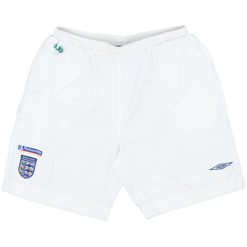 2001-02 England Umbro Training Shorts - 8/10 - (L)