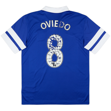 2013-14 Everton Home Shirt Oviedo #8 - 4/10 - (M)