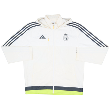 2015-16 Real Madrid adidas Hooded Track Jacket - 7/10 - (L)