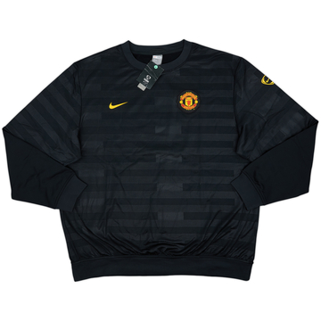 2009-10 Manchester United Nike Sweat Top (XXL)