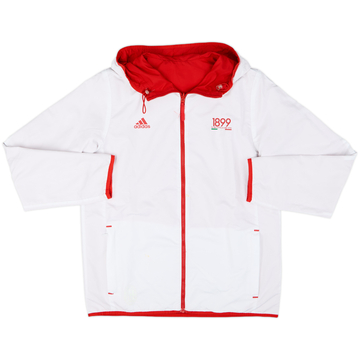 2010-11 AC Milan adidas Reversible Hooded Track Jacket - 8/10 - (L)