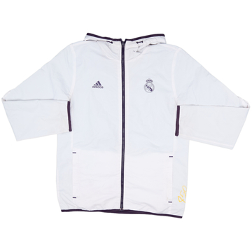 2010-11 Real Madrid adidas Reversible Hooded Track Jacket - 5/10 - (M)