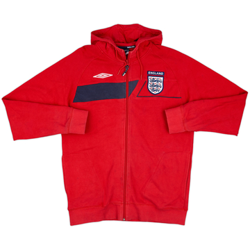 2007-09 England Umbro Hooded Track Jacket - 6/10 - (L)