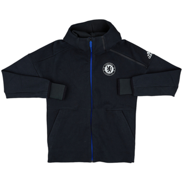 2016-17 Chelsea adidas Hooded Track Jacket - 8/10 - (M)