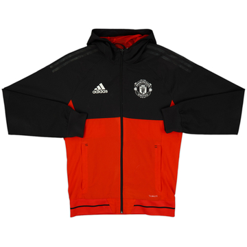 2017-18 Manchester United adidas Hooded Track Jacket - 4/10 - (S)