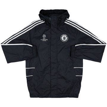 2013-14 Chelsea adidas CL Hooded Rain Coat - 7/10 - (M)