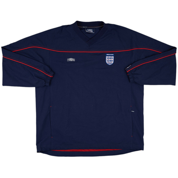 2002-04 England Umbro Drill Top - 9/10 - (L)