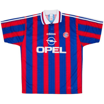 1995-97 Bayern Munich Squad Signed Home Shirt - 8/10 - (L)