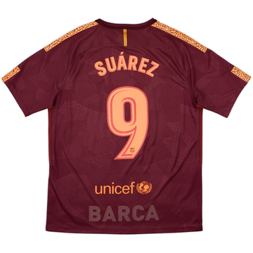 2017-18 Barcelona Third Shirt Suarez #9 - 8/10 - (L)