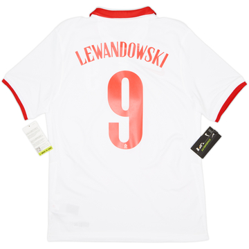 2020-21 Poland Home Shirt Lewandowski #9 (M)