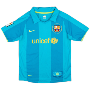 2007-09 Barcelona Away Shirt - 8/10 - (M.Boys)
