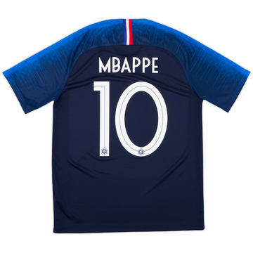 2018 France Home Shirt Mbappe #10 - 8/10 - (M)