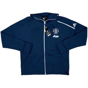 2018-19 Manchester United adidas Hooded Track Jacket (XL)