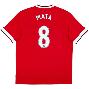 2014-15 Manchester United Home Shirt Mata #8 - 9/10 - (XL)
