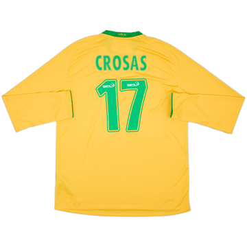 2008-09 Celtic Player Issue Away L/S Shirt Crosas #17  (L)