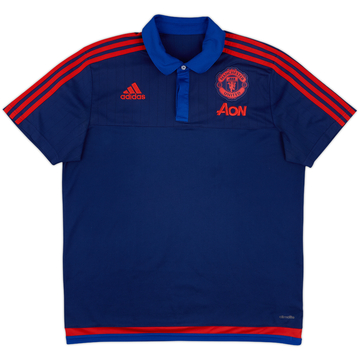 2015-16 Manchester United adidas Polo Shirt - 8/10 - (L)