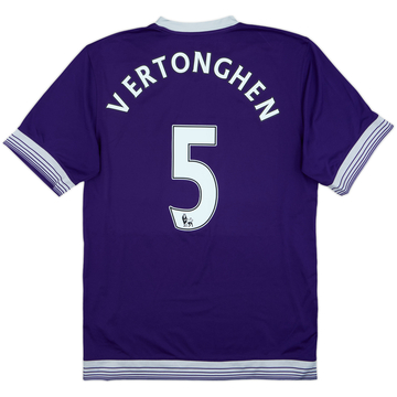 2015-16 Tottenham Third Shirt Vertonghen #5 - 8/10 - (L)