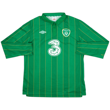 2011-12 Ireland Home L/S Shirt - 6/10 - (L)