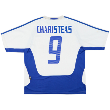 2004-06 Greece Away Shirt Charisteas #9 - 7/10 - (L)
