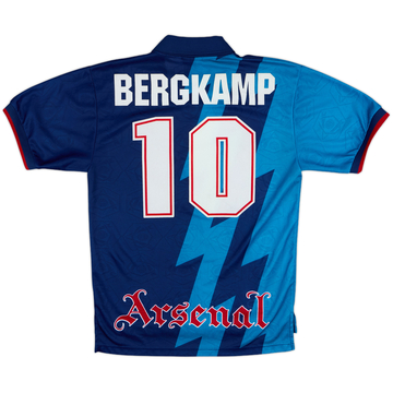1995-96 Arsenal Away Shirt Bergkamp #10 - 8/10 - (S)
